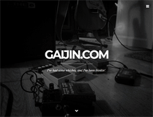 Tablet Screenshot of gaijin.com